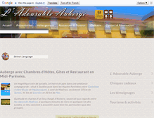 Tablet Screenshot of ladourableauberge.com